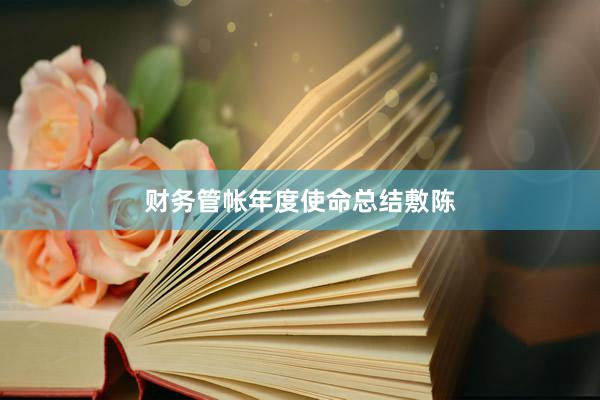 财务管帐年度使命总结敷陈